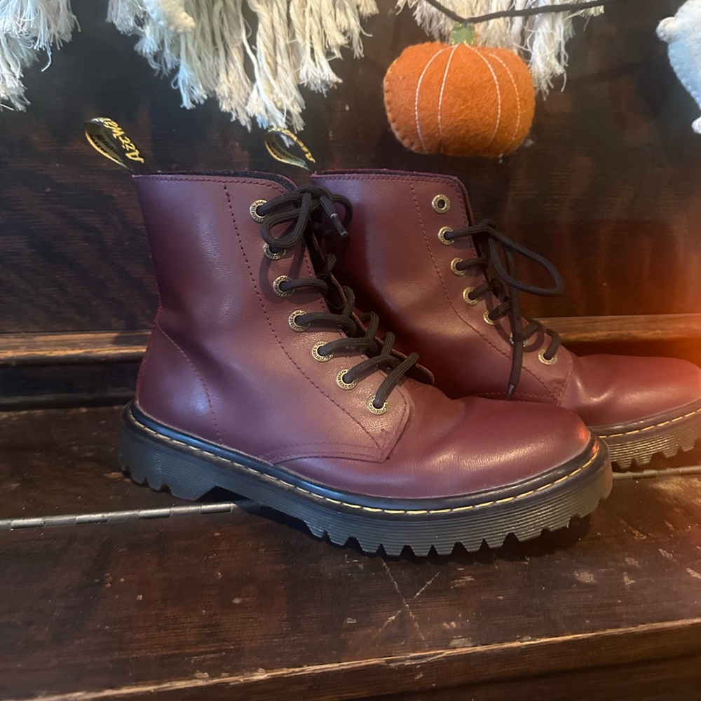 Dr. Martens Luana Dark Red Boots